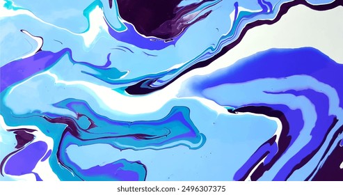 Blaue Farbe Marmor Textur Hintergrund Vektordesign in eps 10 