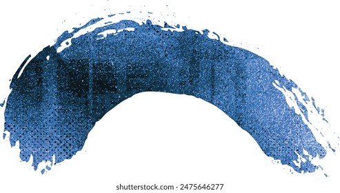 blue paint Realistic brush. luxury Decorative glittering brush stroke. vector abstract for invitation, wedding or birthday card