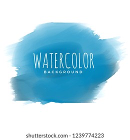 blue paint watercolor brush stroke background