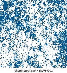 blue paint. white spots. grunge texture. abstract background. vector illustration
