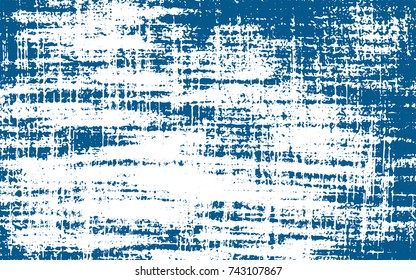 blue paint white spray. pattern blue scratches on a white background. aqua and white grunge texture. azure abstract vector illustration.