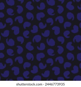 Blue Paisley abstract seamless pattern design for fashion textiles, graphics, backgrounds and crafts