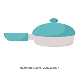 diseño de pan azul sobre blanco