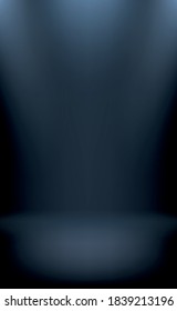 Blau-Panoramabild auf weißem Hintergrund - Vektorgrafik