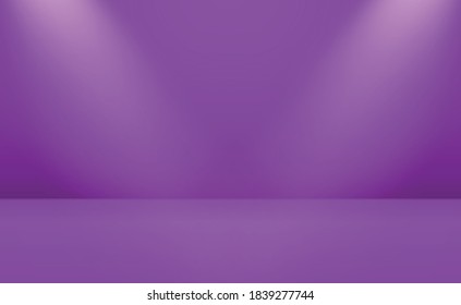 Blue panoramic studio background with white glow