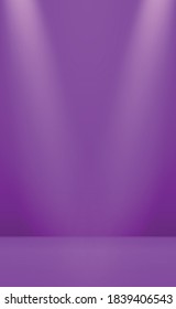 Blue panoramic studio background with white glow