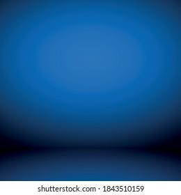 Blau-Panoramabildschirm auf weißem Hintergrund
