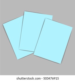 blue paper