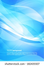 Blue paper. Abstract background. Vector