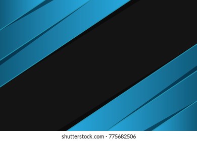blue paper background illustration