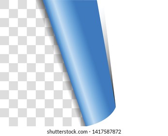 Blue paper blank template background.