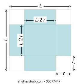 blue paper box