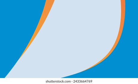 Blue paper cut abstract background vector image for backdrop or presentation
