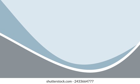 Blue paper cut abstract background vector image for backdrop or presentation
