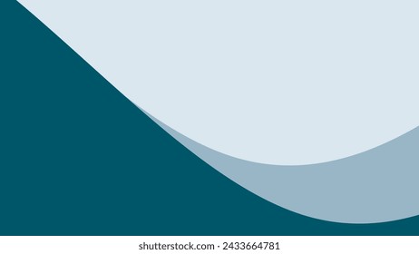 Blue paper cut abstract background vector image for backdrop or presentation