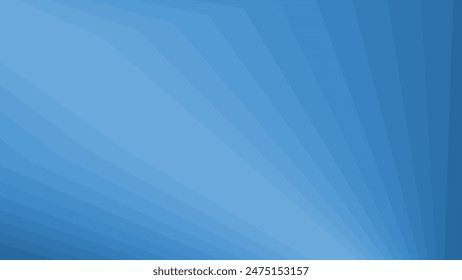 Blue paper cut abstract background for backdrop or presentation