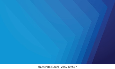 Fondo Abstractas cortado de papel azul con capas para un diseño moderno, elegante y creativo