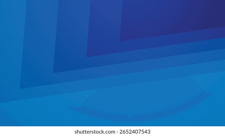 Fundo abstrato do corte do papel azul com camadas para o design elegante moderno e criativo