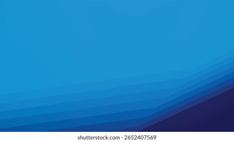 Fundo abstrato do corte do papel azul com camadas para o design elegante moderno e criativo