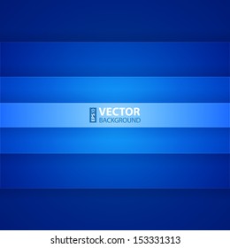 Blue paper layers abstract vector background. RGB EPS 10 vector illustration