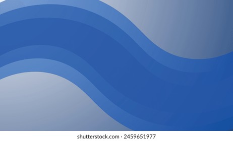 Blue papercut abstract background vector image
