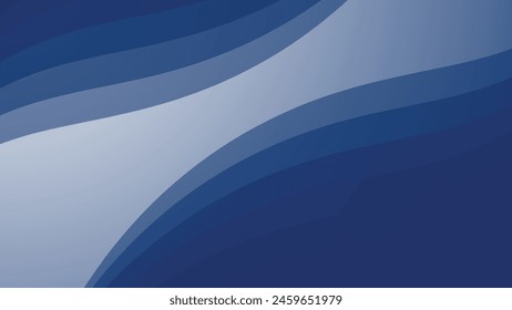 Blue papercut abstract background vector image