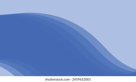 Blue papercut abstract background vector image