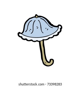 blue parasol cartoon