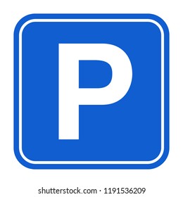 Иллюстрация вектора знака парковки