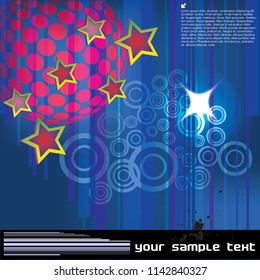 Blue Party Background