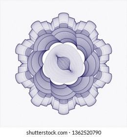 Blue passport money rosette