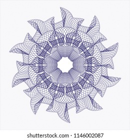 Blue passport money rossete