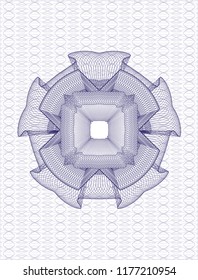 Blue passport money rossete
