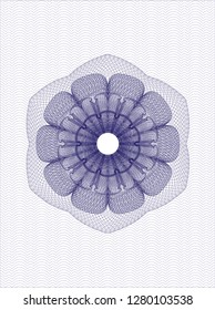 Blue passport rosette