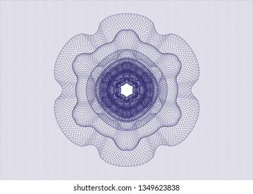 Blue passport rosette