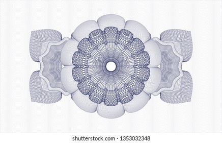 Blue passport rosette