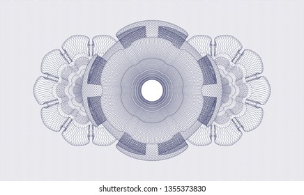 Blue passport rosette