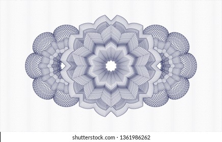 Blue passport rosette
