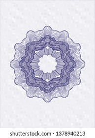 Blue passport rosette