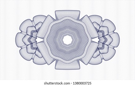 Blue passport rosette