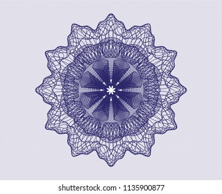 Blue passport rossete