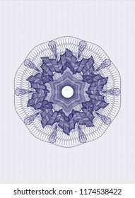 Blue passport rossete