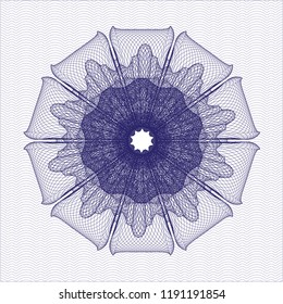 Blue passport rossete