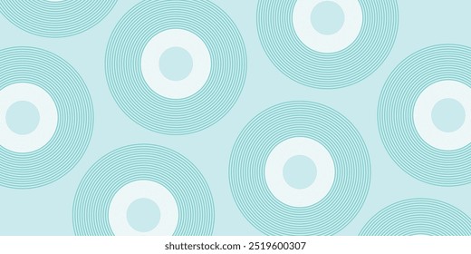 blau-pastellfarbener Hintergrund minimale Präsentationsvorlage mit einer Kombination von Kreiselementen. Vektor