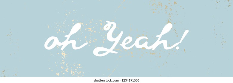 Blue pastel gold rough textured background with white calligraphic text