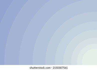 Blue pastel gradient sun paper cut. Vector illustration.