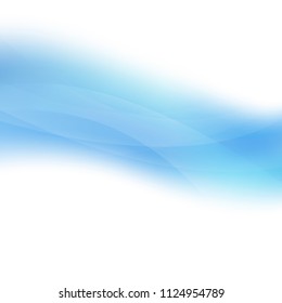 Blue Pastel Line With Gradient Mesh, Vector Illustration