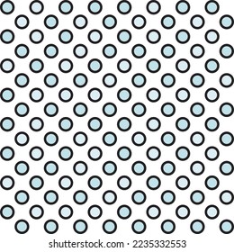 Blue pastel polka Dot pattern background. Vector illustration.
