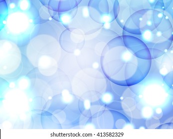 blue and pastel Soft color bokeh romantic abstract background