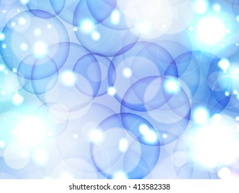 blue and pastel Soft color bokeh romantic abstract background